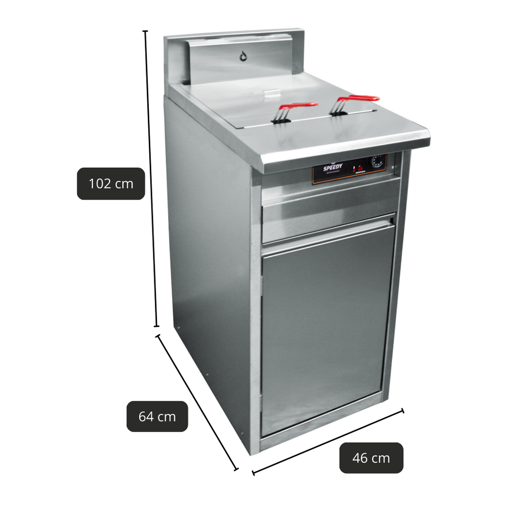 FREIDORA ELECTRICA SPEEDY DE PIE - 30LTS - 12KW (220V) - LINEA PROFESIONAL