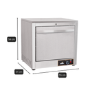 HORNO ELECTRICO SPEEDY MULTIFUNCIÓN - PIZZAS A LA PIEDRA 2 BOCAS