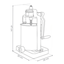 EMBUTIDORA FINESCHI VERTICAL MANUAL 5LTS