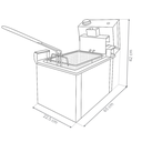 FREIDORA ANION SIMPLE - 8LTS