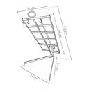 ASADOR GASTERMIC CON BASE REGULABLE - GRANDE