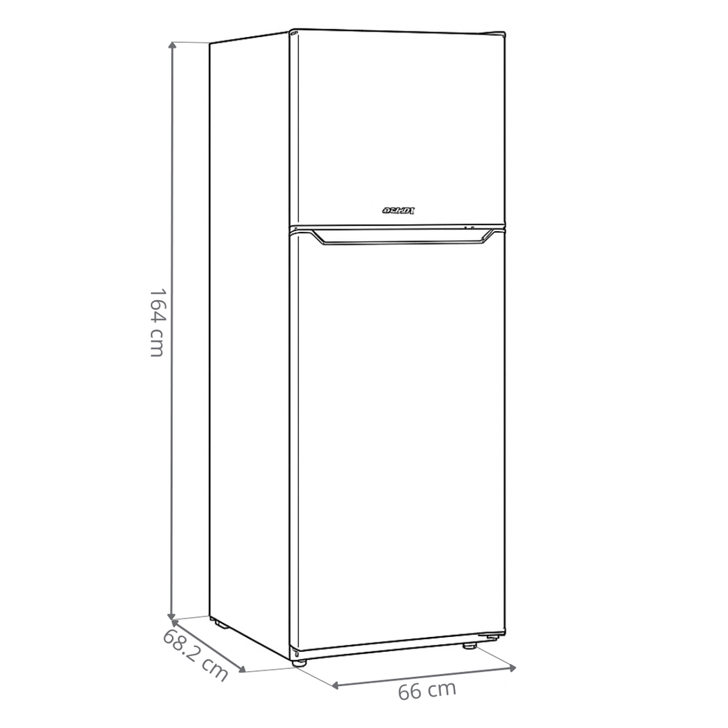 HELADERA BRIKET BK2F 1610 ECO