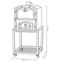 HORNO CHICO A LEÑA FILFER CON BASE