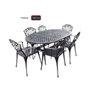 JUEGO ARTISTICO JJ-007 MESA 1.60 + 6 SILLAS