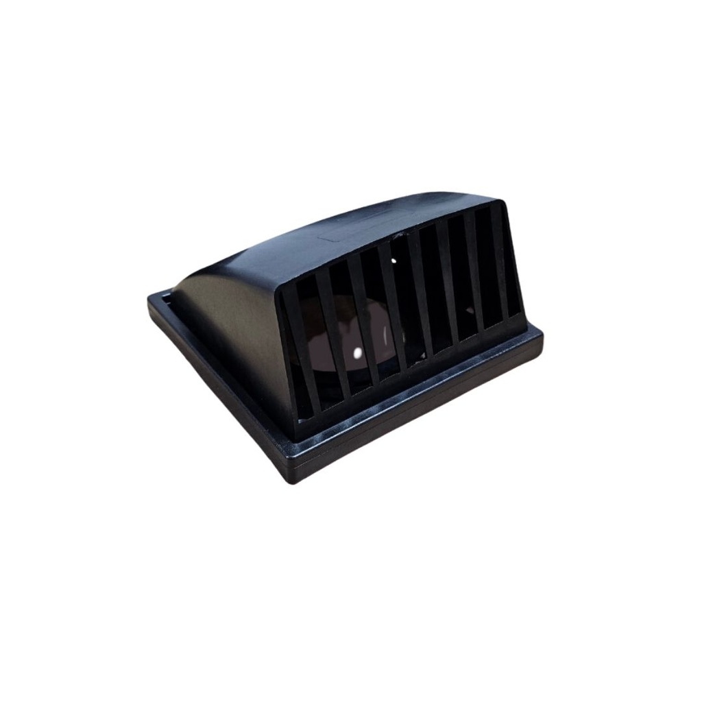 REJILLA VENTILACION CUADRADA NEGRA 4/5/6 PULG PARA EXTRATORES