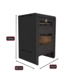 SALAMANDRA PEHUEN 22000 C/HORNO INCORPORADO  160MT2