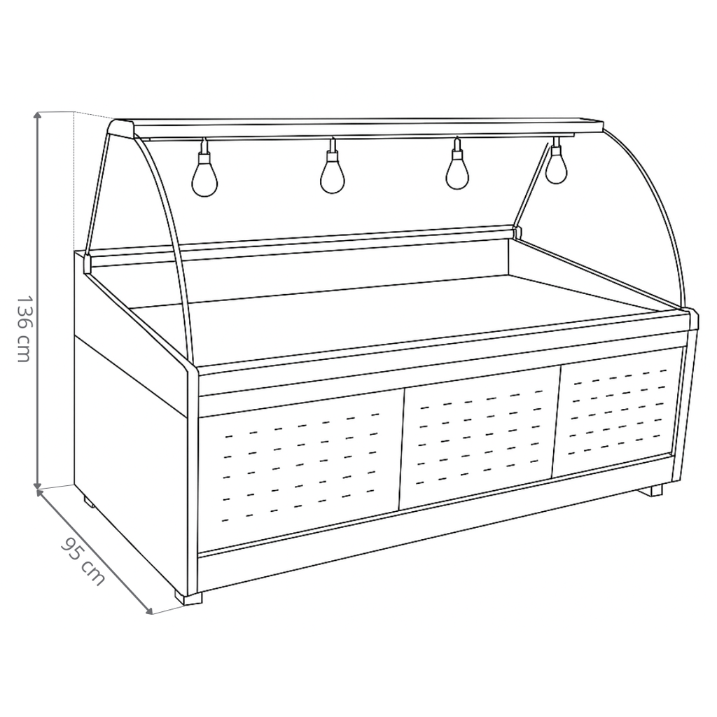 MANTENEDOR DE CALOR 1.30 MTS REFRIVAN