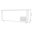 MOSTRADOR CIEGO REFRIVAN 2.40MT
