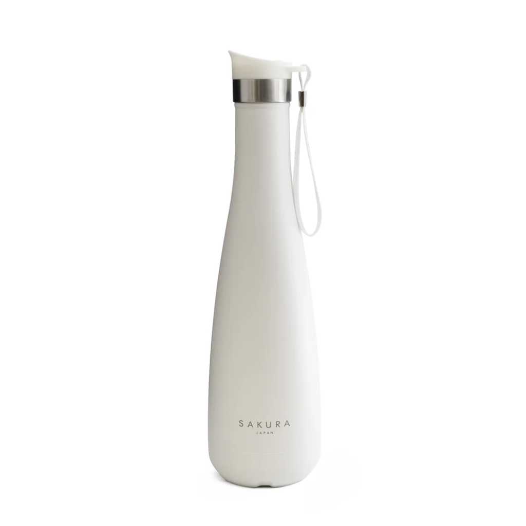 BOTELLA TERMICA SAKURA WAVY - 750ML - BLANCO