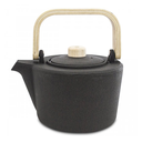 TETERA DE HIERRO FULL BLACK C/MADERA BAMBOO 1.3 L COLOR