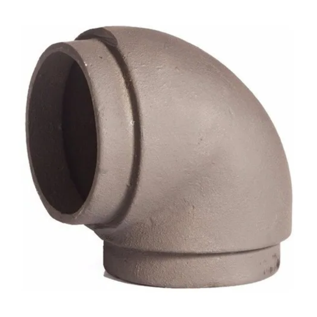 CODO FILFER A 90° DE FUNDICION 4" (MACHO/MACHO)