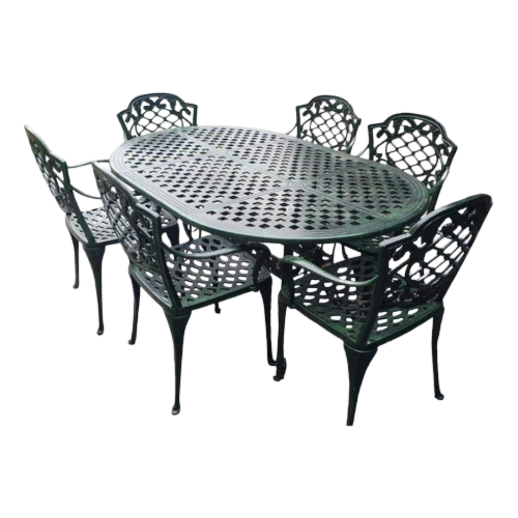 JUEGO DE JARDIN  SUDEAL JJ007  - MESA 1.60MT +  6  SILLAS