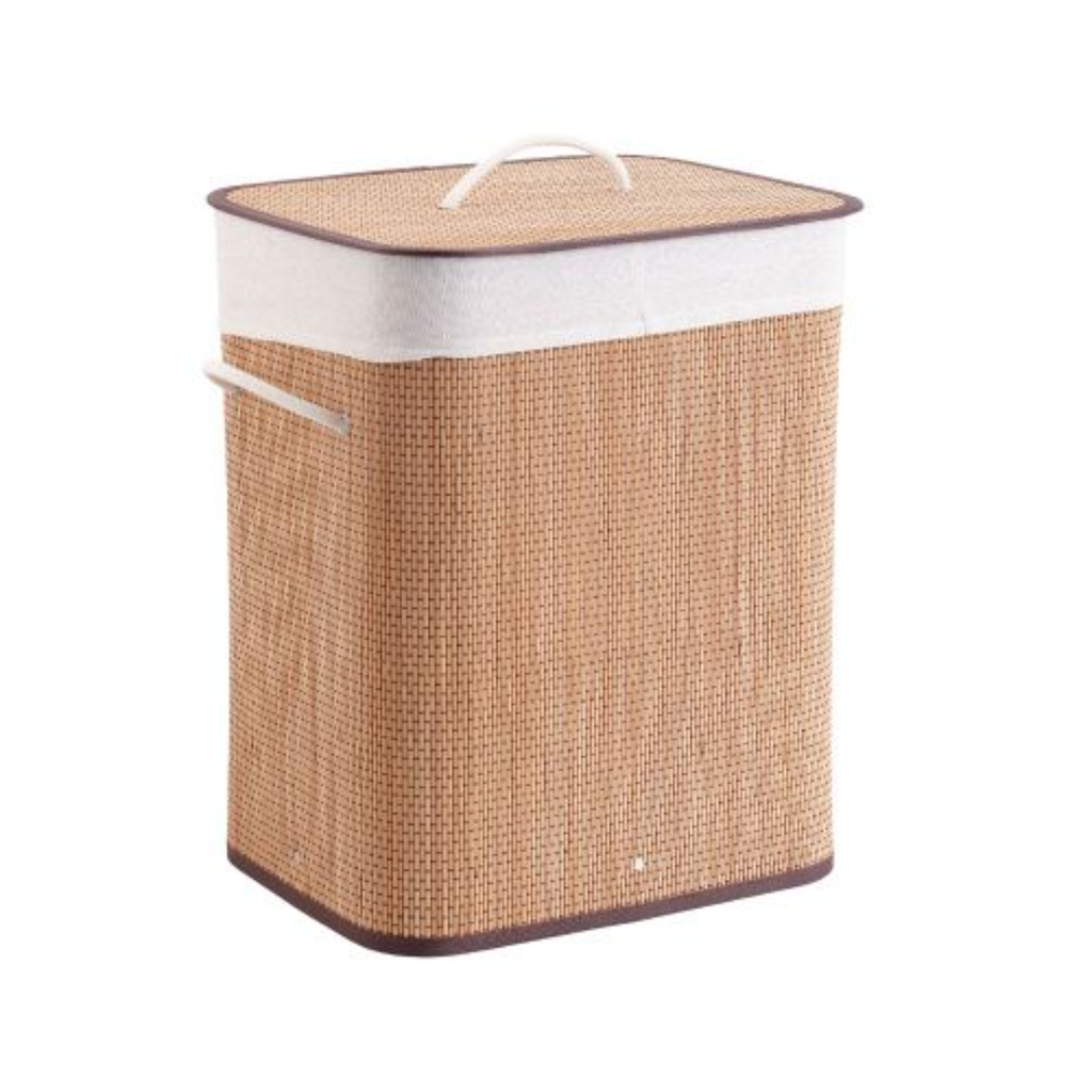 CANASTO DE BAMBOO SUKA RECTANGULAR - 52X32X60CM