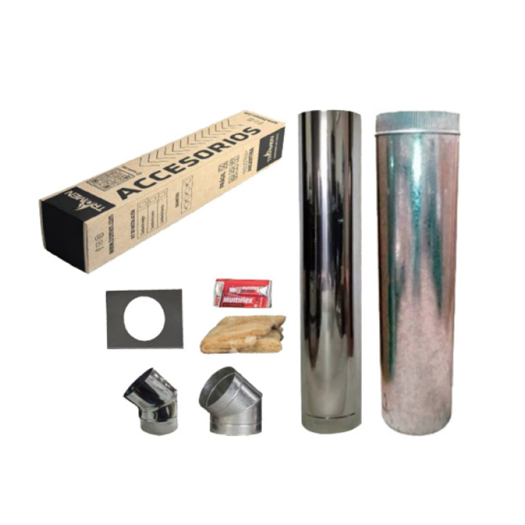 KIT TROMEN COMPLEMENTO PARED 6" - INOXIDABLE