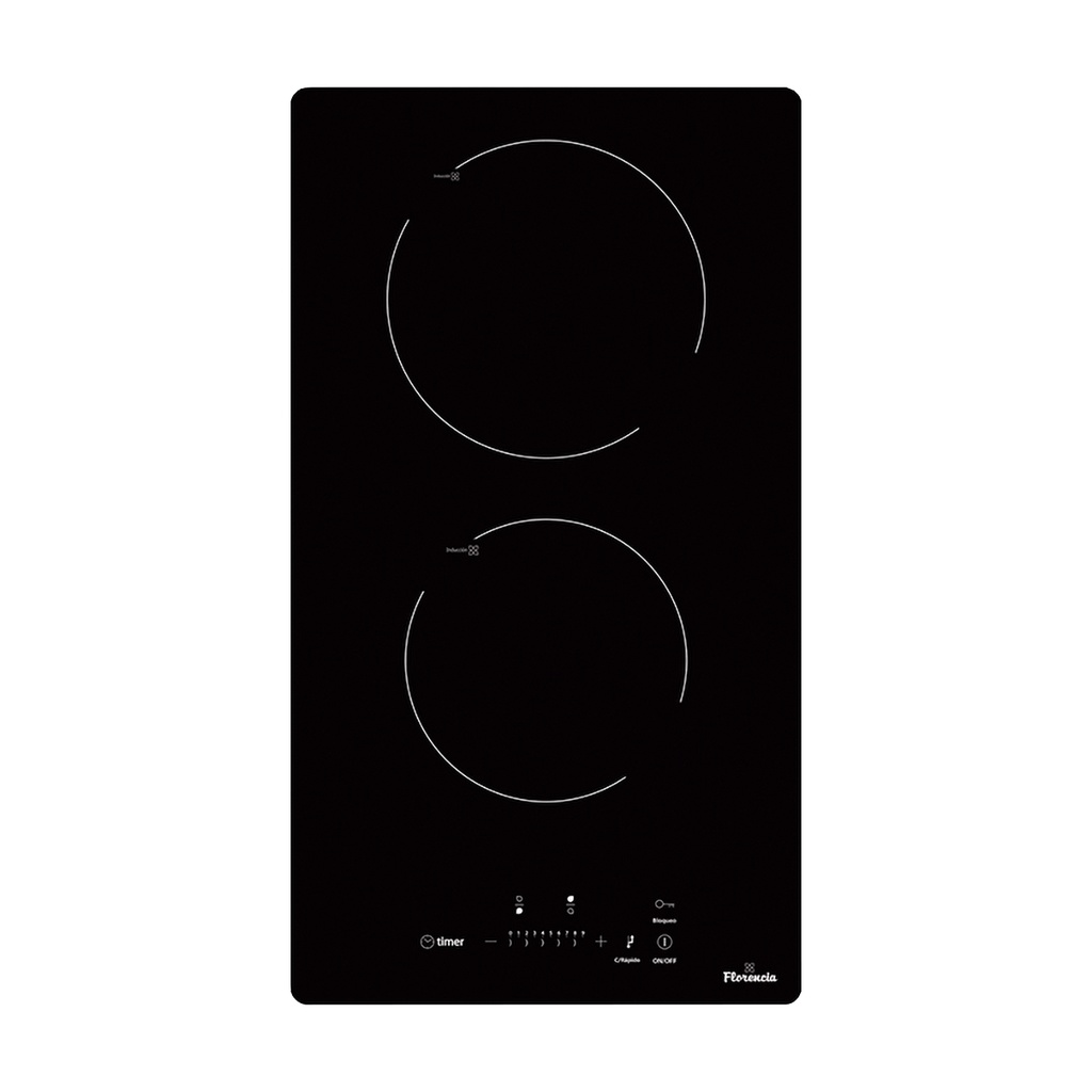 ANAFE ELECTRICO 6889G 2 ZONAS INDUCCION MAGNETICA ENCENDIDO DIGITAL TOUCH 10 NIVELES DE COCCION