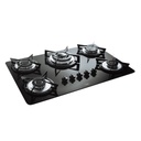 ANAFE A GAS TST SPEZIA NEGRO  - 5 HORNALLAS