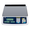 BALANZA SYSTEL CLIPSE SIN MASTIL 31KG PLATO BAJO CON BATERIA RECARGABLE