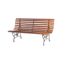 BANCO DE PLAZA FILFER - 13 TABLAS - 1.50MT - BLANCO