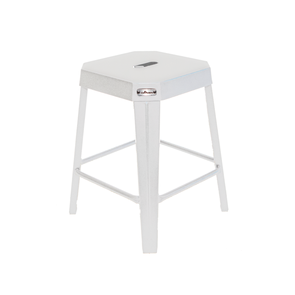 BANQUETA TROMEN RUNKO BLANCA - 48CM