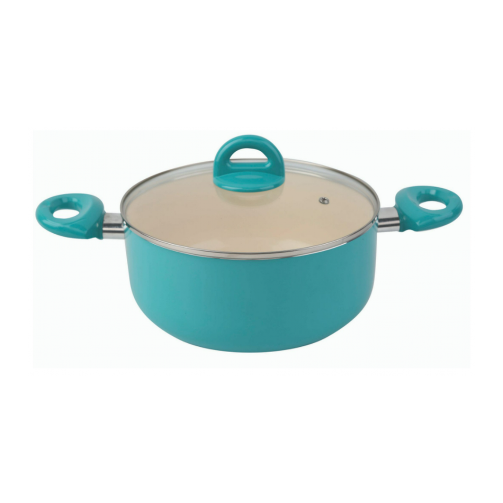 CACEROLA 24 CM  AQUA ANTIADHERENTE  CERAMICA DOBLE CAPA