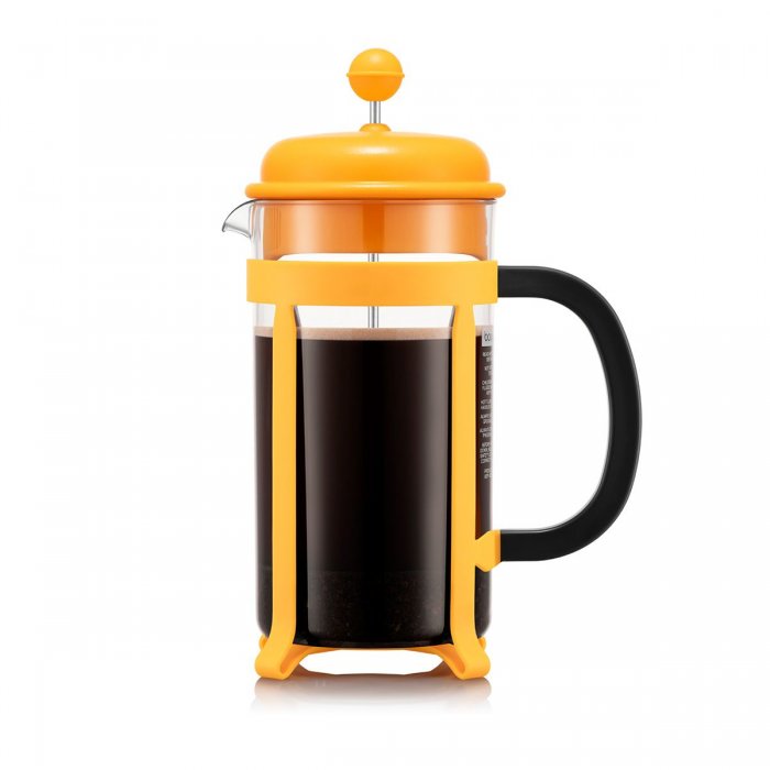 CAFETERA FASHION COOK BODUM JAVA - 8 POCILLOS - AMARILLO