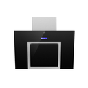 CAMPANA ESPEJO 60 VIDRIO CRISTAL NEGRO - ACERO INOXIDABLE - 3 VELOCIDADES - CON MOTOR