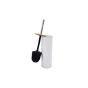 CEPILLO PARA BAÑO BLANCO C/ SOPORTE DIAM 10 X 38CM
