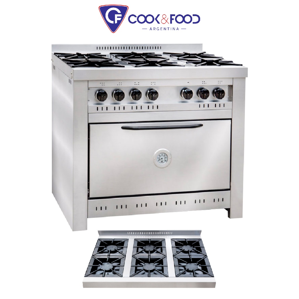 COCINA CFHH 100 6 HORNALLAS CORBELLI