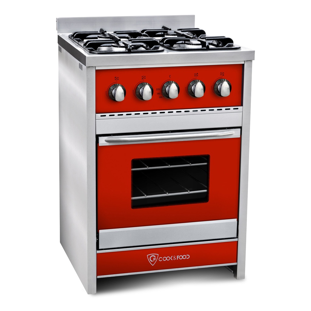 COCINA CHIARA 60 CM ROJA