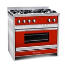COCINA COOK&FOOD CHIARA 90CM - ROJA