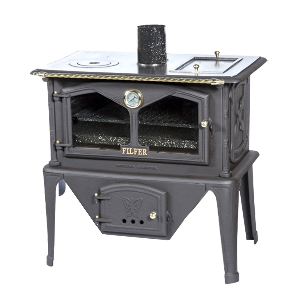 COCINA Y HORNO FILIPPI A LEÑA - CALOR ENVOLVENTE