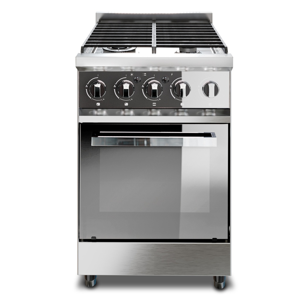 COCINA ZAFIRA 550 - PUERTA VIDRIO ESPEJADO -  ENCENDIDO ELECTRONICO