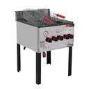 FREIDORA STANDARD F35 (35L) - 2 CANASTO - EXTERIOR ACERO - QUEMADORES INDIVIDUALES