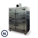 HELADERA ALMACENERA - MODELO 44 - ACERO INOXIDABLE - FRIO FORZADO - PUERTAS (4 CHICAS) - (1/2HP)