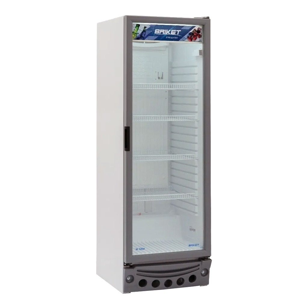 HELADERA EXHIBIDORA VERTICAL BRIKET M3200 - BLANCA