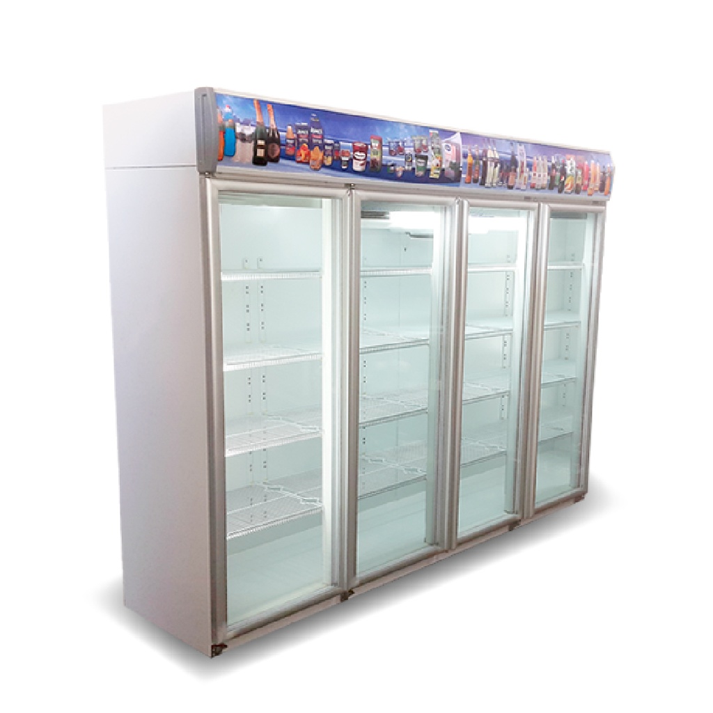 HELADERA EXHIBIDORA VERTICAL REFRIVAN 4 PUERTAS