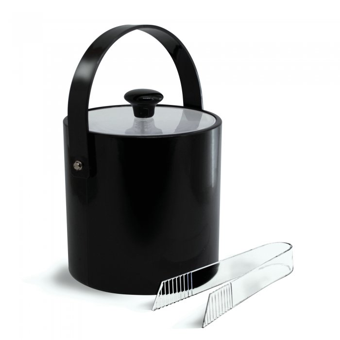 HIELERA CLASICA FASHION COOK NEGRA - CON MANIJA Y PINZA