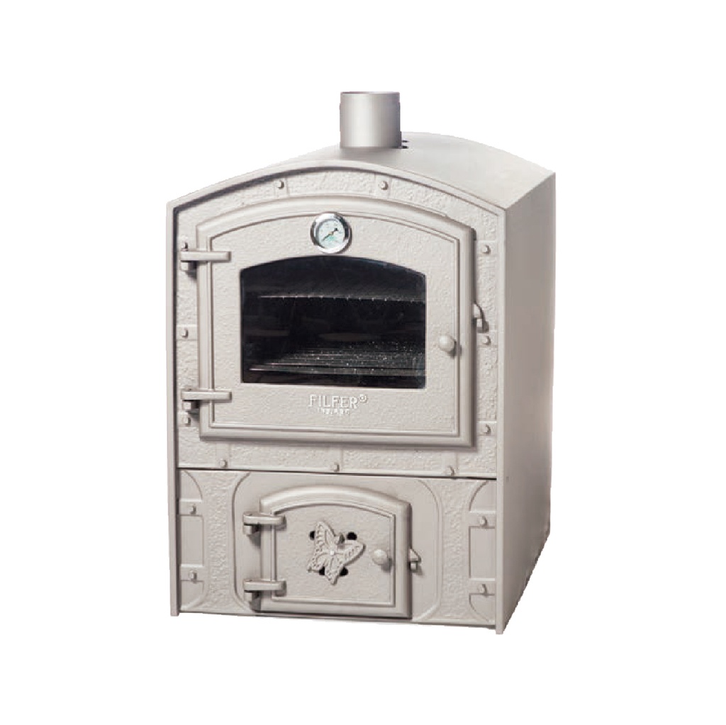 HORNO GRANDE DE MESADA FILFER - PUERTA VISOR A LEÑA