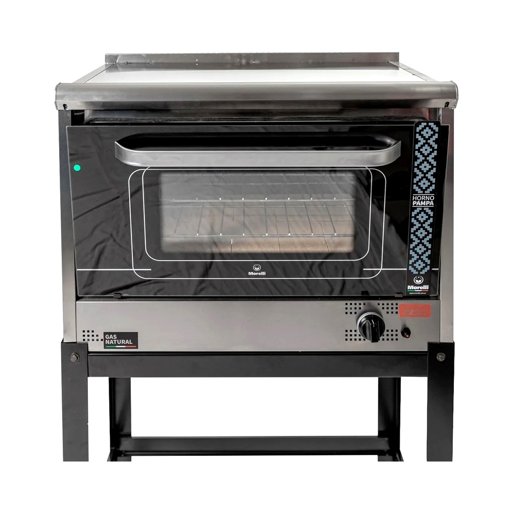 HORNO PAMPA 900 - PUERTA VISOR - BASE CON PATAS - ENCENDIDO ELECTRONICO