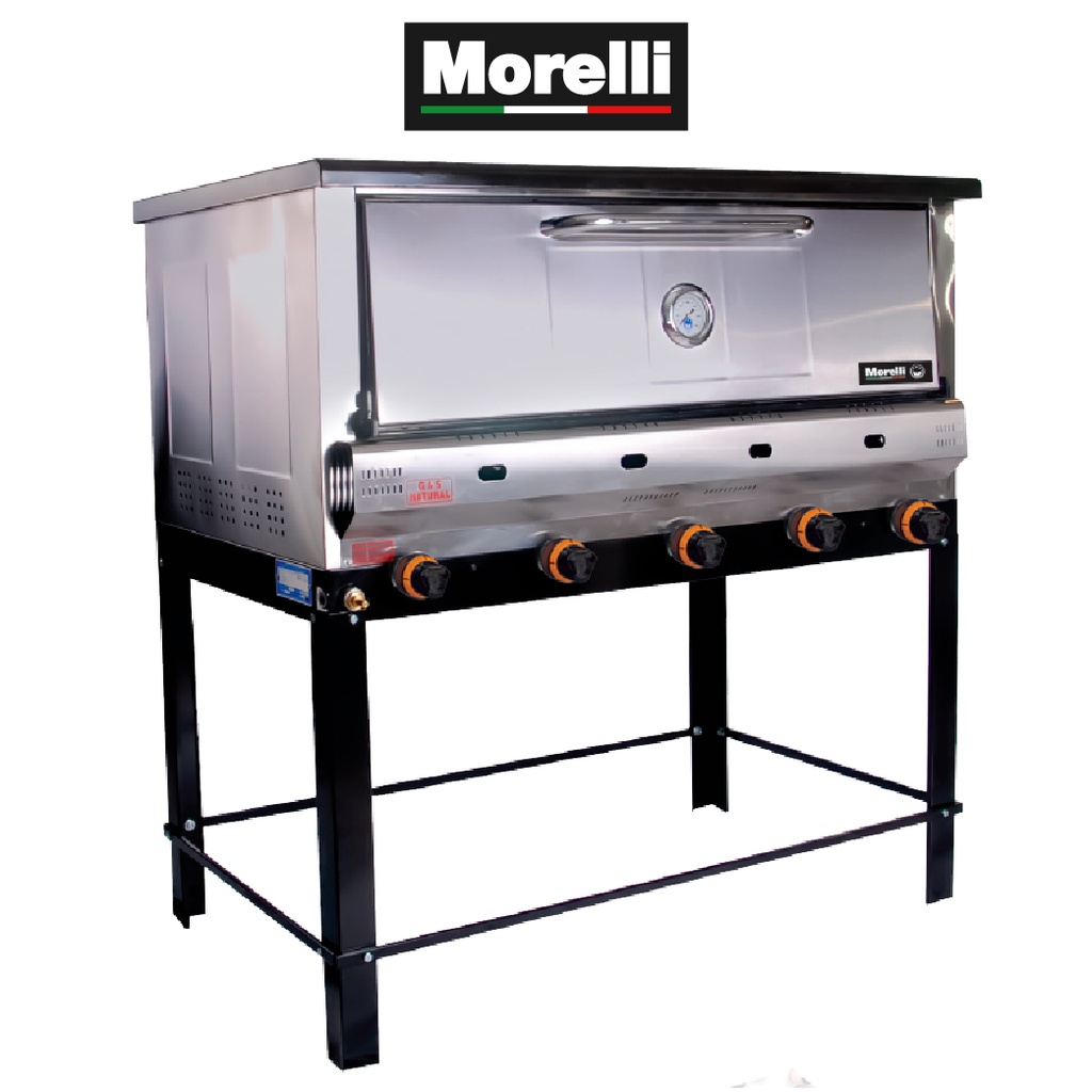 HORNO PASTELERO H18 - 18 MOLDES - SISTEMA DE GASIFICACION CON PICOS INDUSTRIALES - LLAMA INDIRECTA - CON MAYOR AISLACION TERMICA