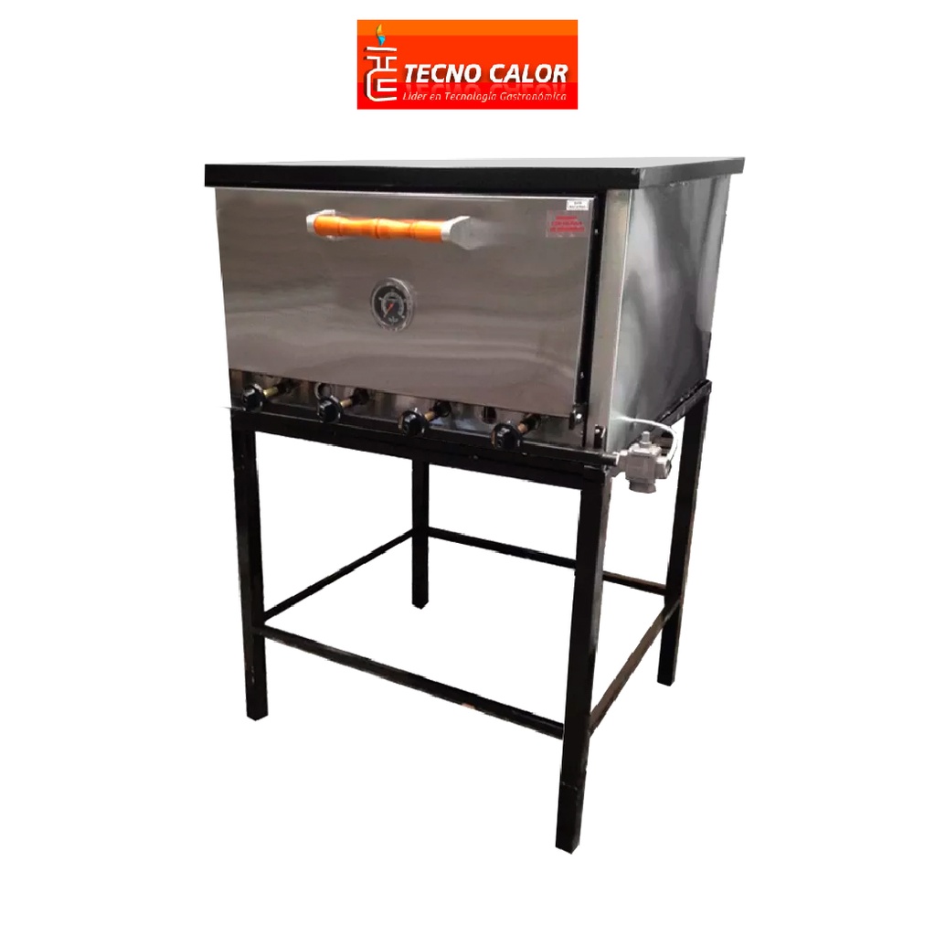 HORNO PIZZERO 12 MOLDES LIVIANO CON BASE, CON VALVULA SEGURIDAD