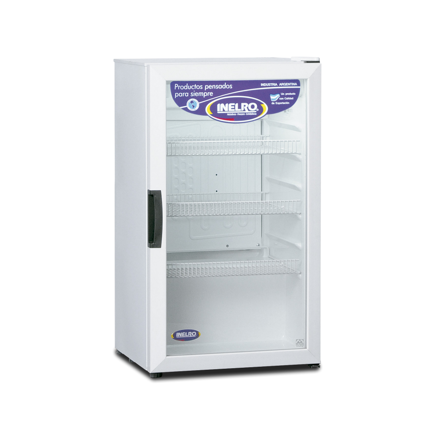 HELADERA EXHIBIDORA INELRO MT S/CENEFA 120LTS BLANCA