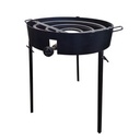 PARRILLA HIERROS ARTESANALES PATAS REGULABLES - 55X100CM