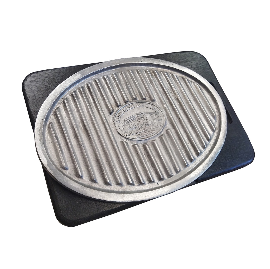 PLANCHA TERMICA PULPERIA 1810 OVALADA - GRANDE - 40X29CM