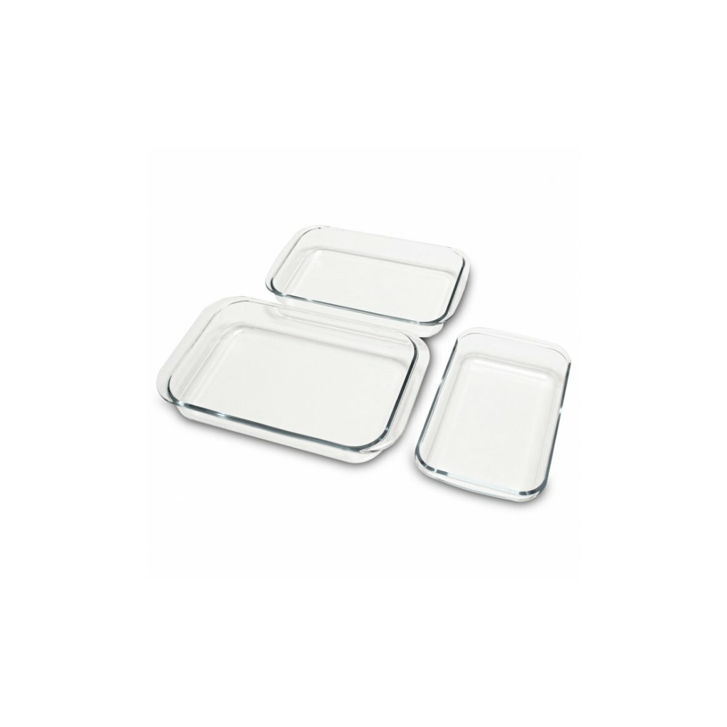 SET 3 FUENTES DE VIDRIO TEMPLADO FASHION COOK
