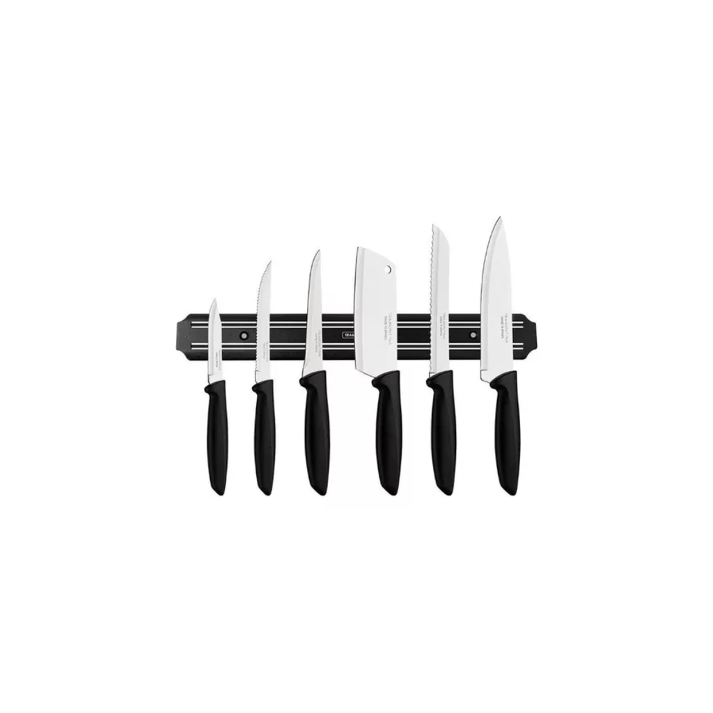 SET 4 CUCHILLOS + IMAN 7 PIEZAS TRAMONTINA
