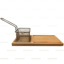 TABLA PARA BURGER MADERARTE +  CANASTO