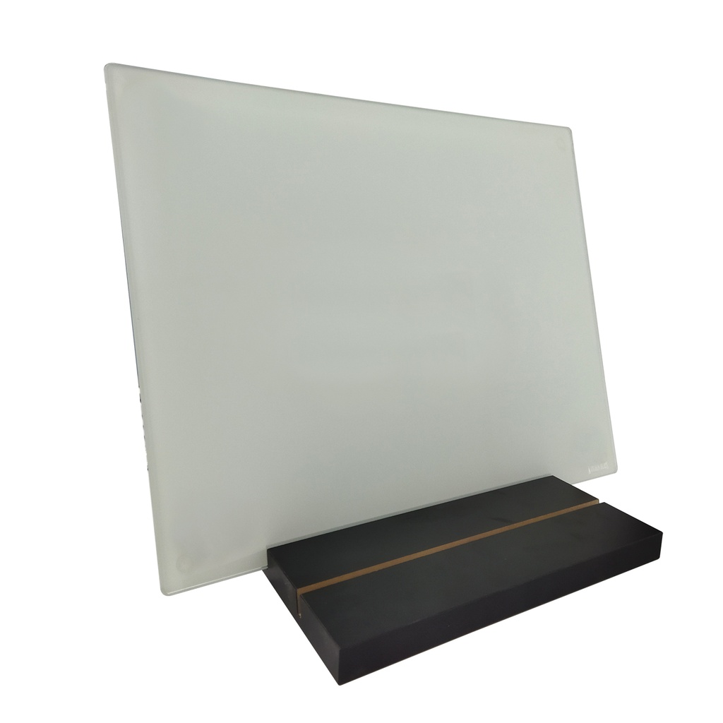 TABLA DE CORTE KITCHEN GLASS VIDRIO TEMPLADO BLANCA - 40X30CM