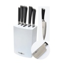 TACO CON 5 CUCHILLOS FASHION COOK PROFESIONALES MUELLER - BLANCO