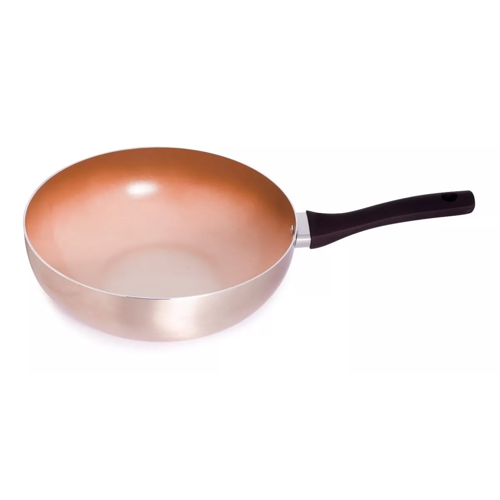 WOK HUDSON COBRE CERAMICA - 28CM